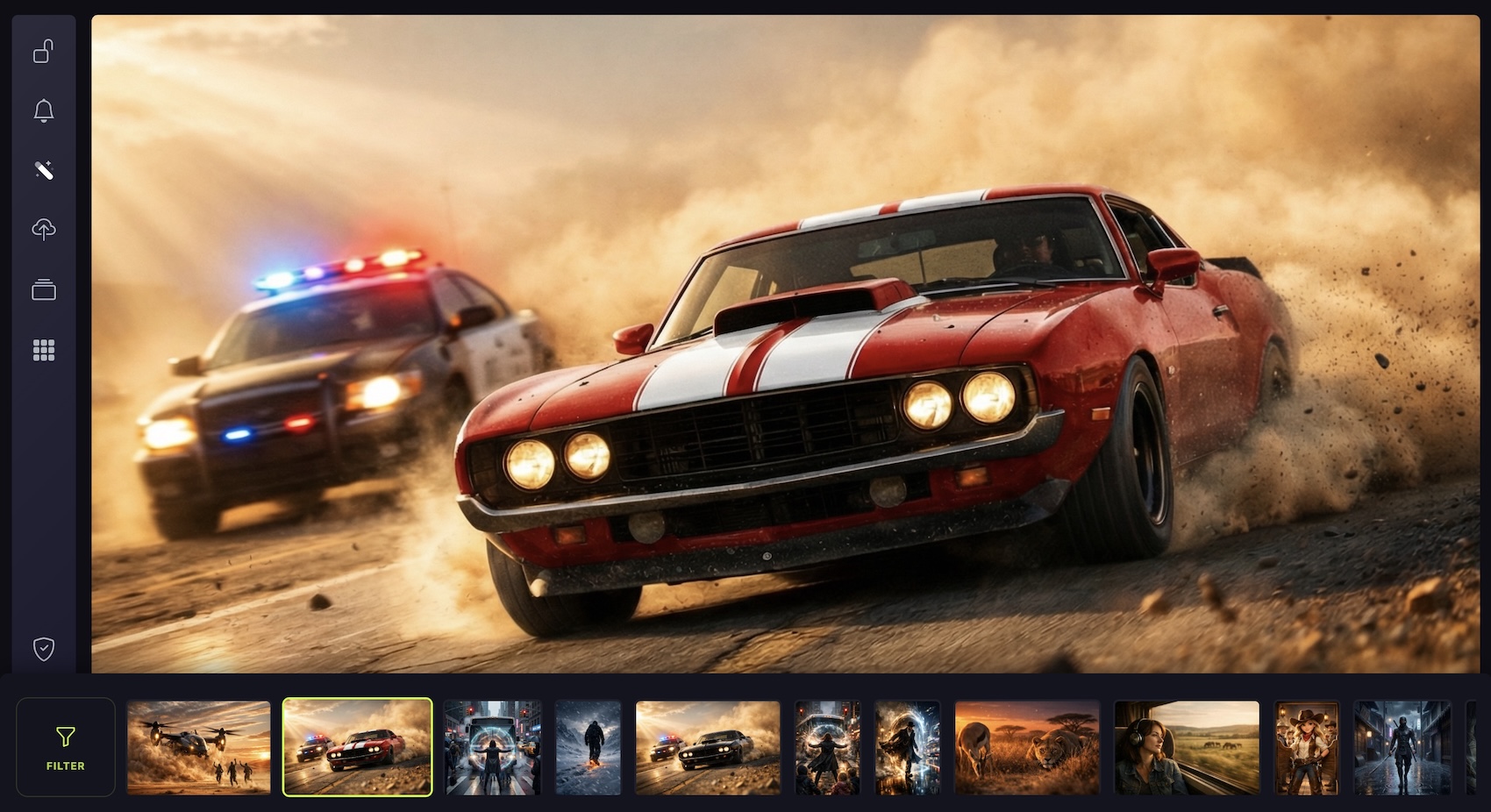 AI Image Generation Interface